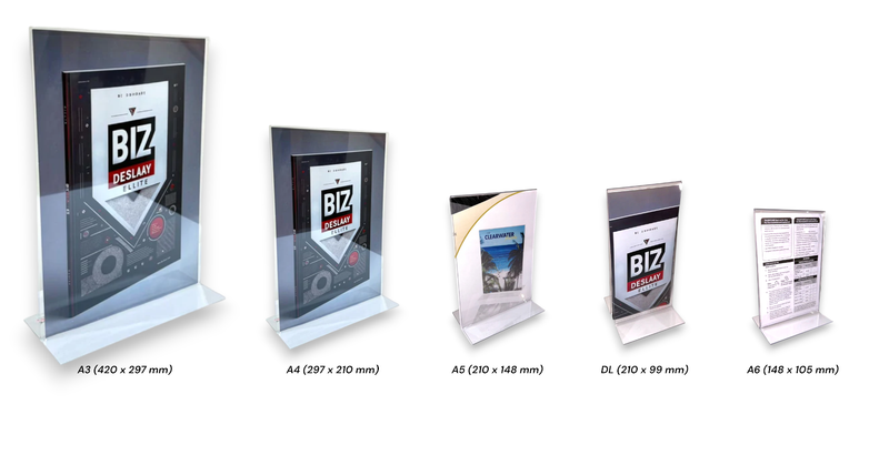 Highlighting the BIZDISPLAYELITE DL Acrylic Sign Holder