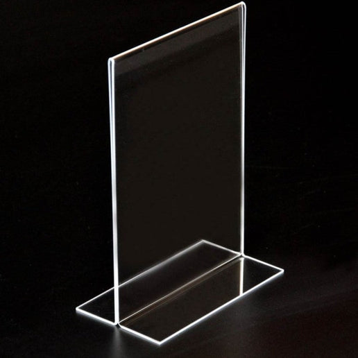 1. BIZDISPLAYELITE A4 Acrylic Sign Holder Double Sided Table Sign Display Stand
