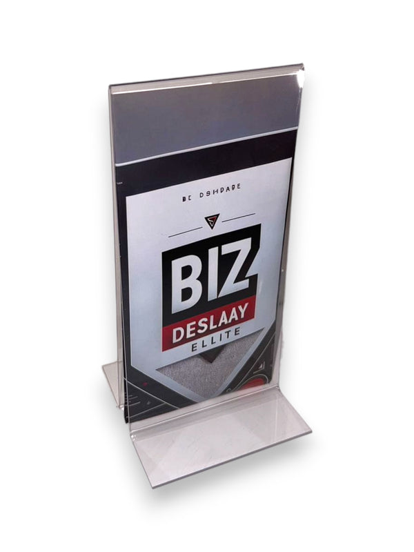 Double Sided DL Acrylic Sign Holder Portrait - BIZ DISPLAY ELITE