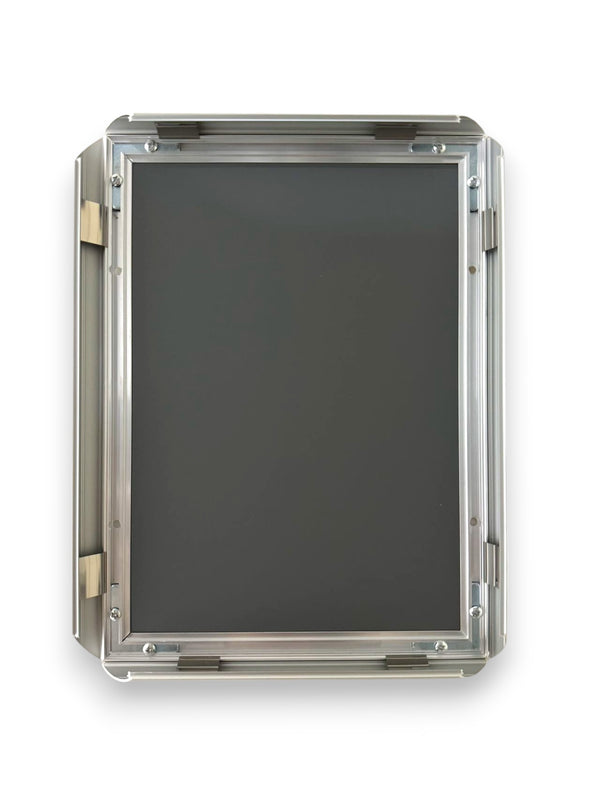 A2 Snap Lock Frame Silver 25mm Profiles Wall mount - BIZ DISPLAY ELITE