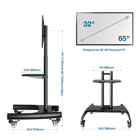 Mobile TV Trolley 32