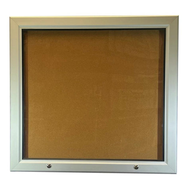 2. BIZ DISPLAY ELITE 6xA4 Lockable Notice Board Outdoor Wall Mount