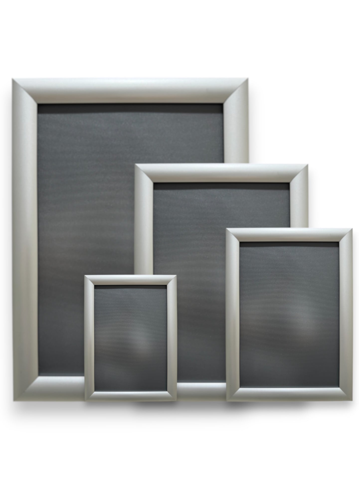 A4 Snap Lock Frame Silver 25mm Profiles Wall mount - BIZ DISPLAY ELITE