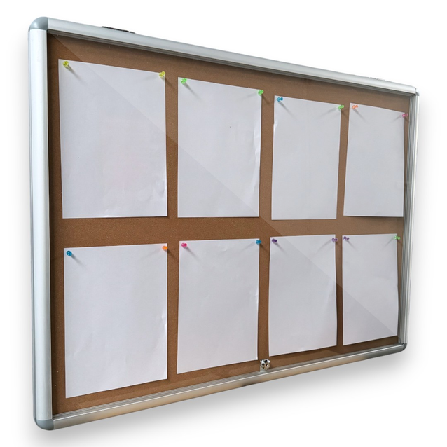 1.8xA4 Lockable Notice Board