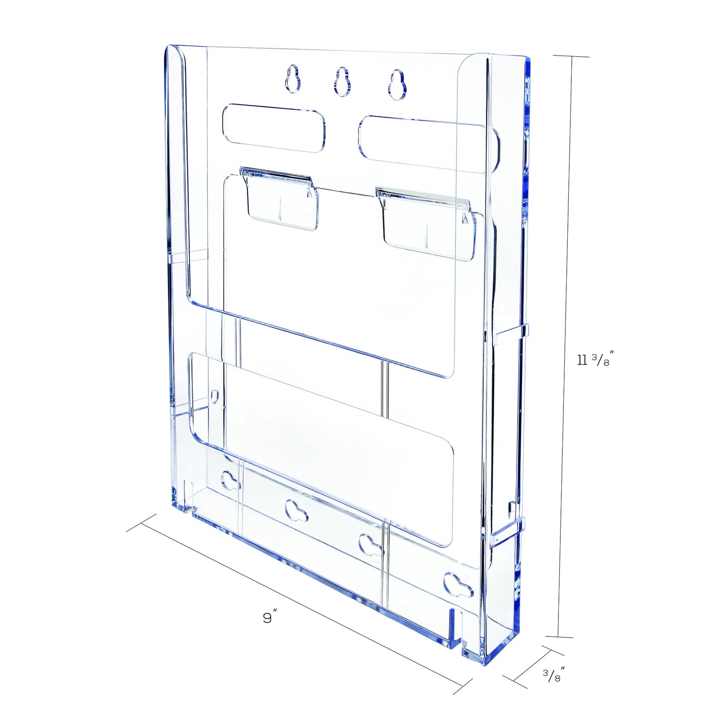 A4 Brochure Holder Wall Mount - BIZ DISPLAY ELITE