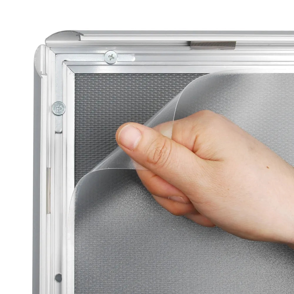 Snap Frame A4 Snap Frame – Silver Aluminium Poster Frame | 25mm, Anti-Glare, Wall ...