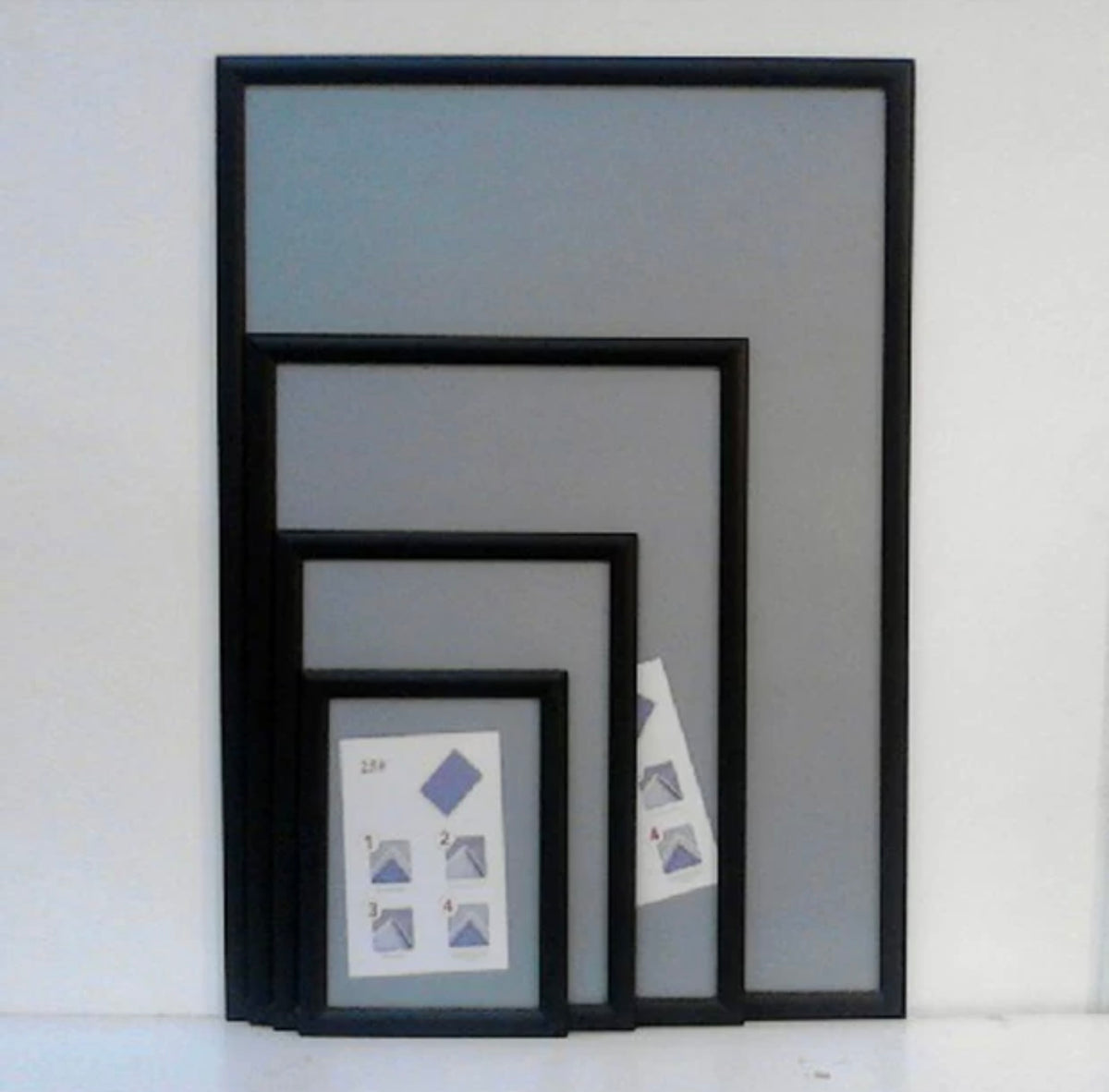 Snapfast Frame A3 Snap Lock Frame Silver 25mm Profiles Wall mount Poster Frame
