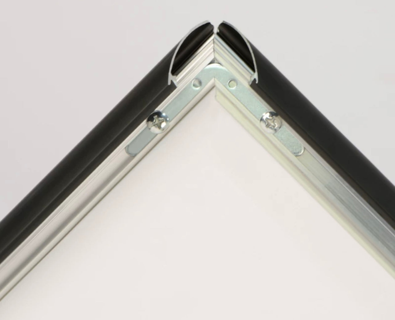 A2 Snap Lock Frame Silver 25mm Profiles Wall mount Poster Frame