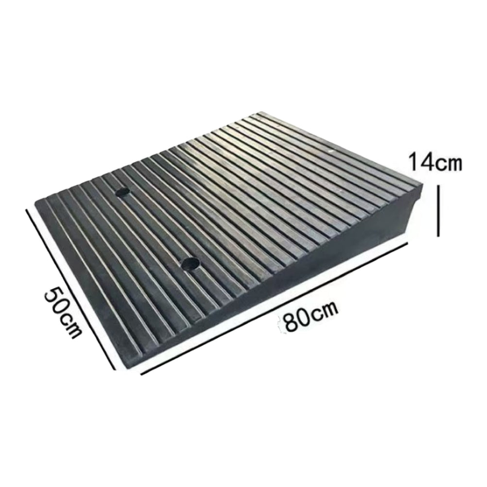 140mm Rubber Access Ramp – Threshold/Kerb Access, 20 Tonne, Non-Slip ...