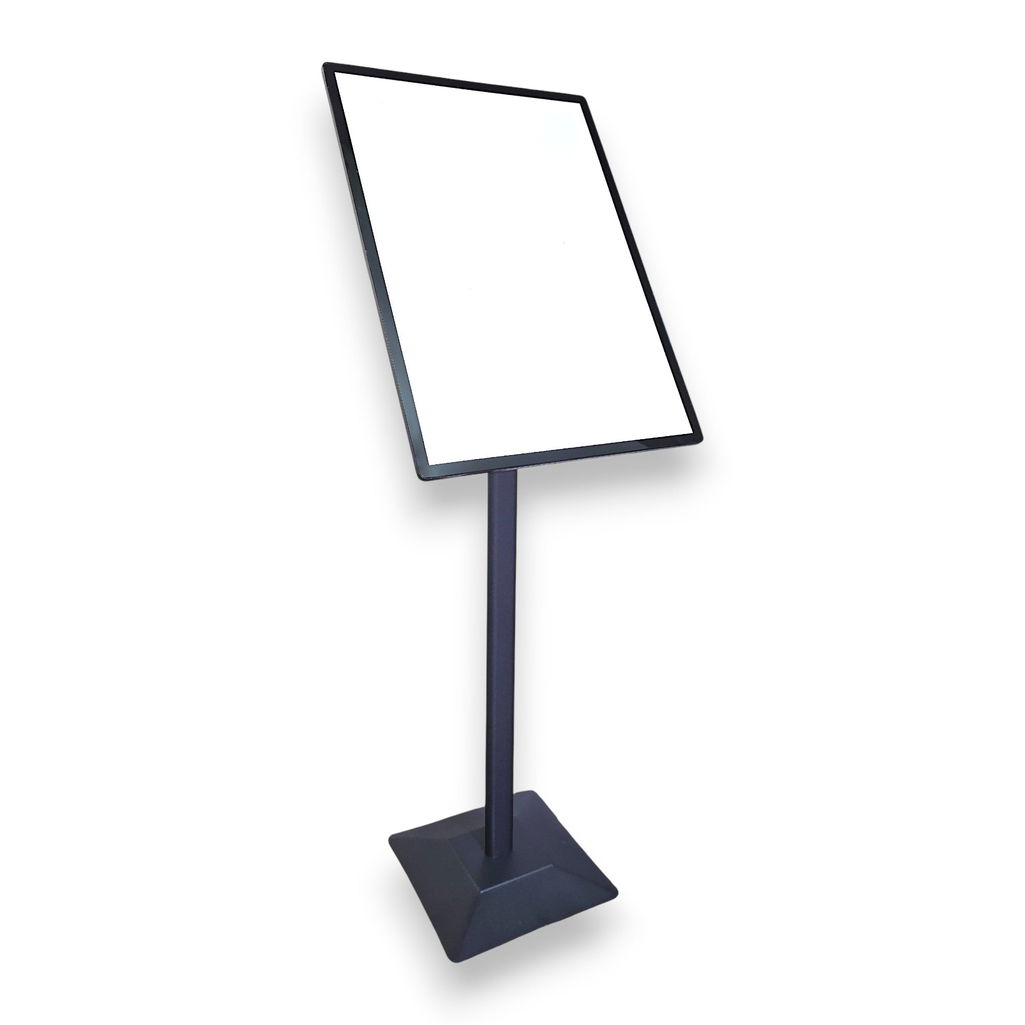 A2 Floor Poster Stand Matte Black – Freestanding Sign Holder, Magnetic ...